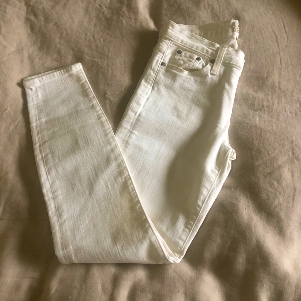 J. Crew Women’s White Toothpick Jeans. Size 26. Perfect condition - Picture 1 of 12